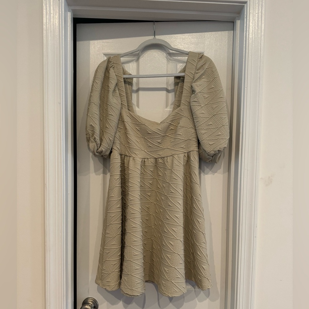 Free People Cream Colored Babydoll Dress